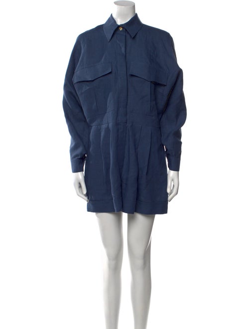 Piece of White Linen Romper