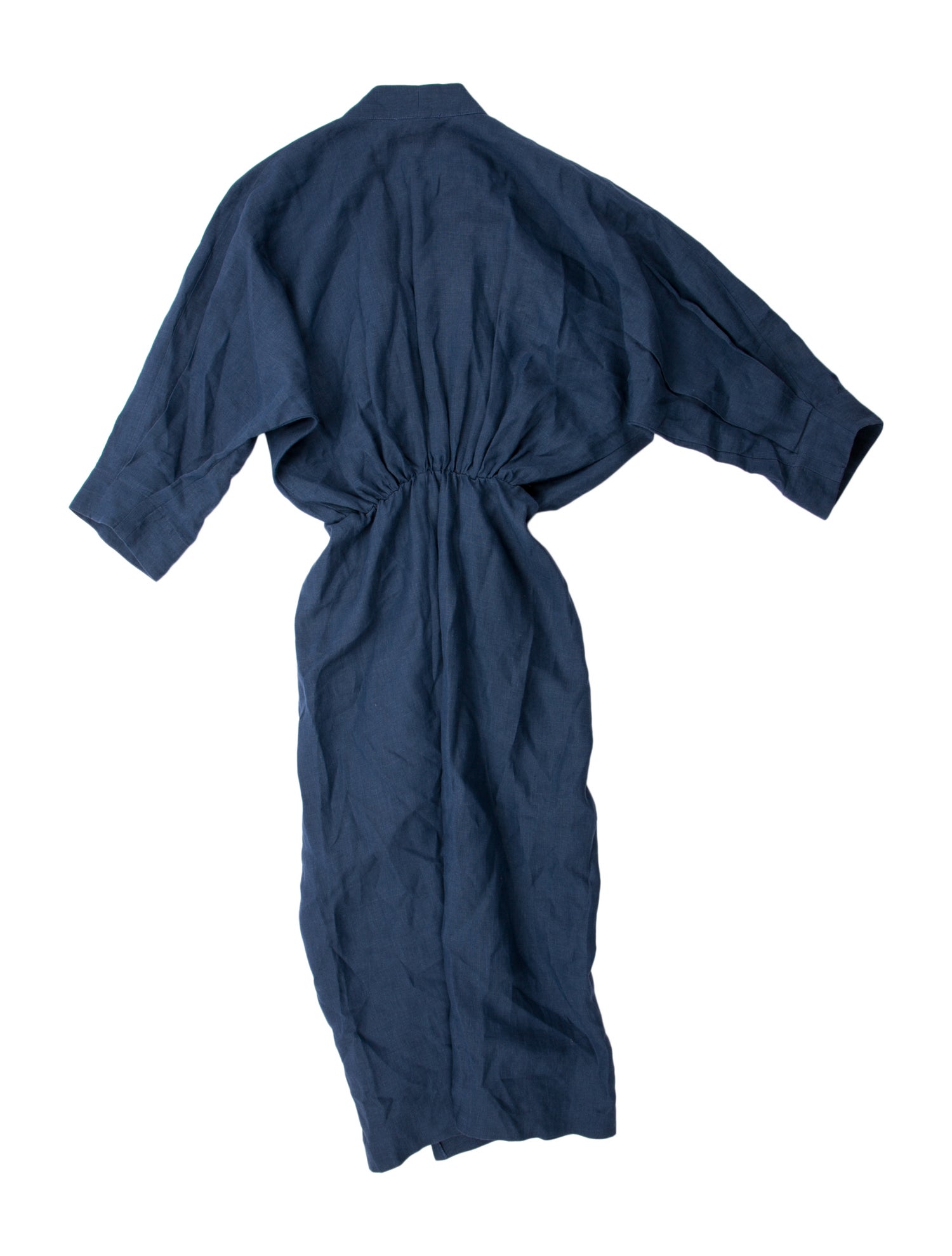 Piece of White Strapless Midi Length Dress