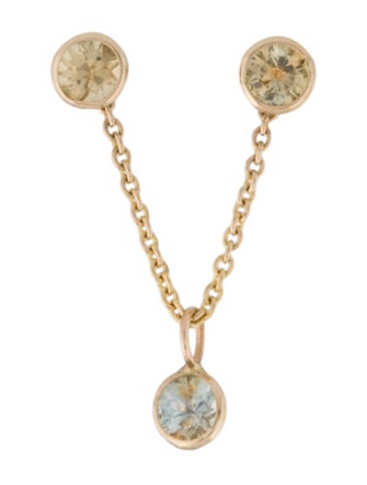 Piper Gore 14K Sapphire Drop Single Earring