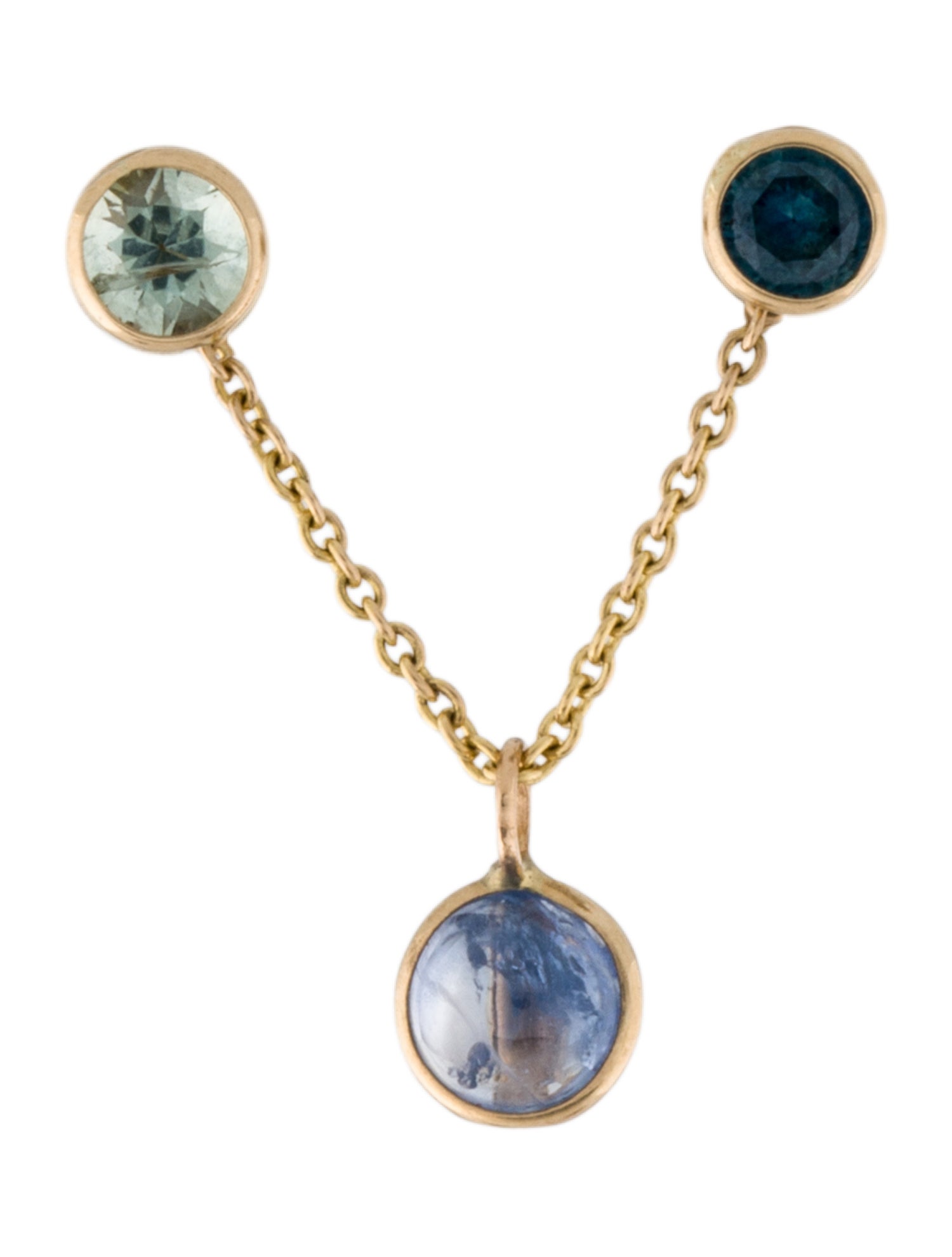 Piper Gore 14K Sapphire Drop Earrings