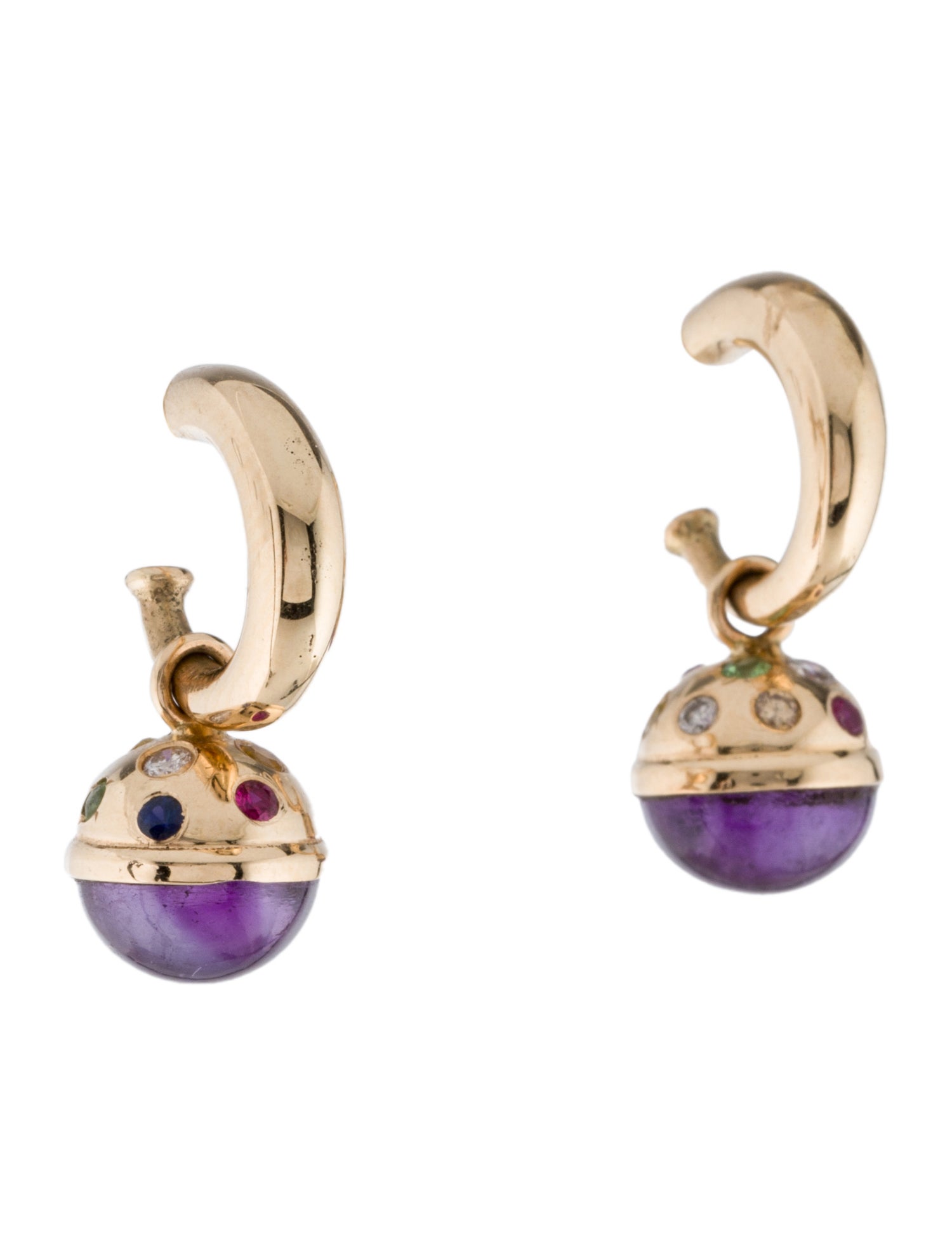 Piper Gore 14K Multistone Drop Earrings