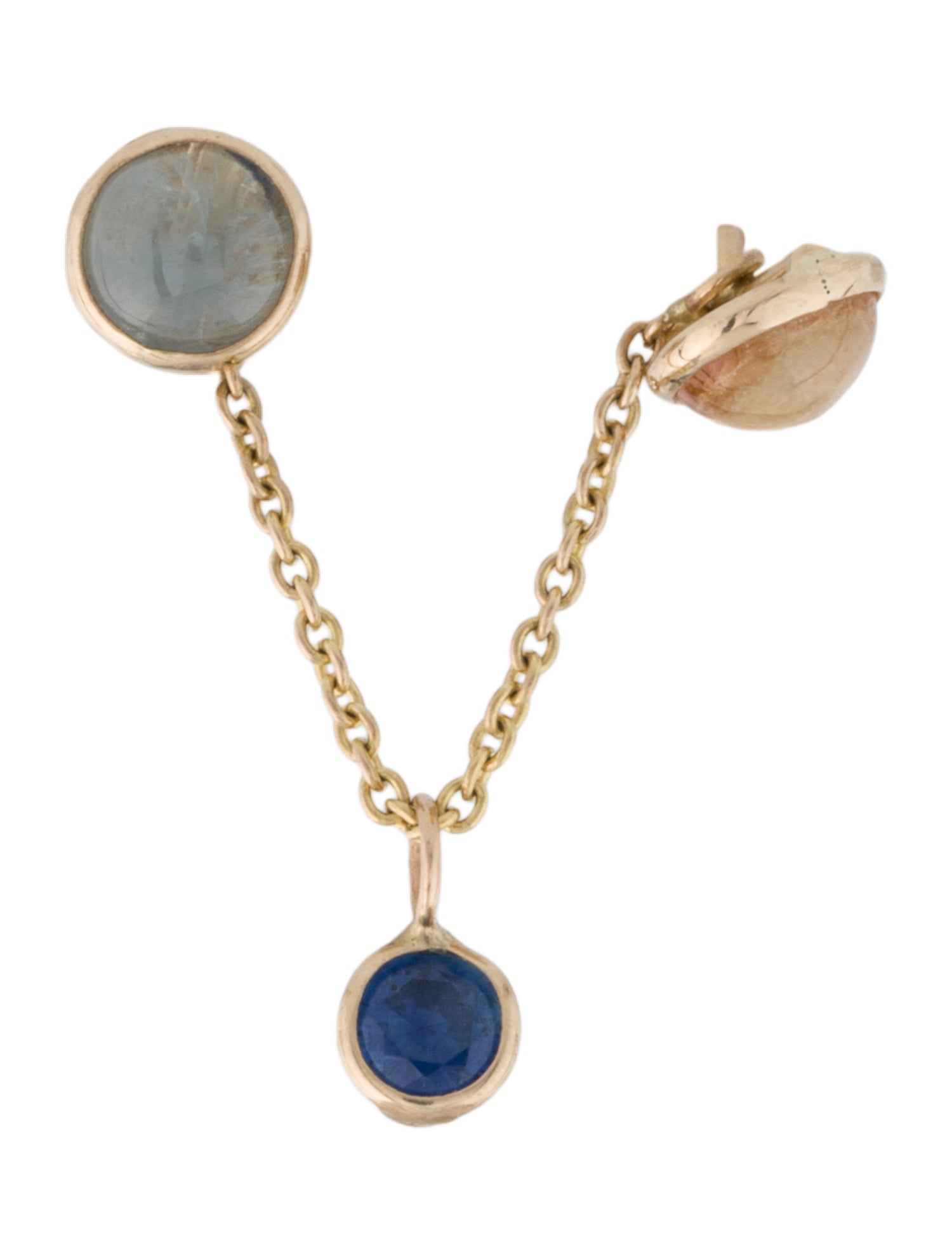 Piper Gore 14K Sapphire Drop Single Earring