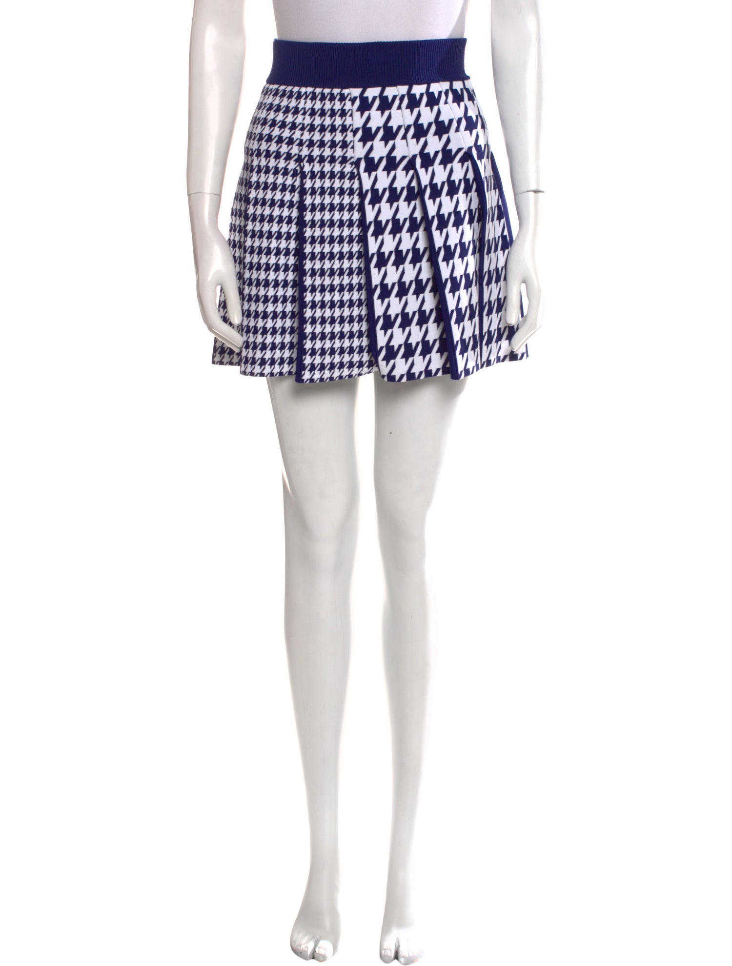 PH5 Houndstooth Print Mini Skirt