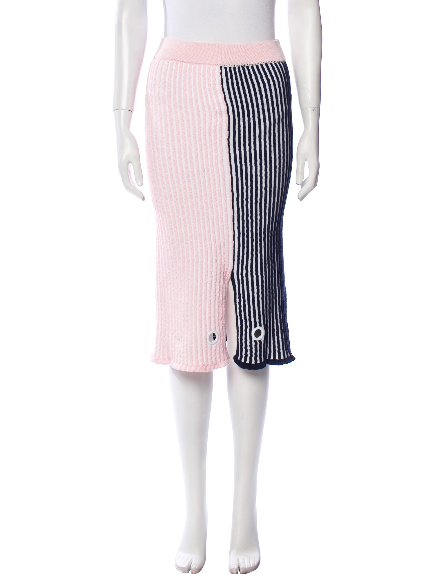PH5 Striped Knee-Length Skirt