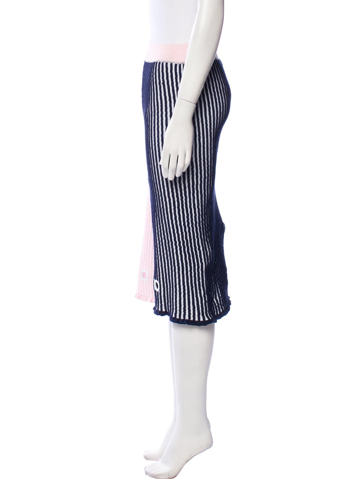 PH5 Striped Knee-Length Skirt
