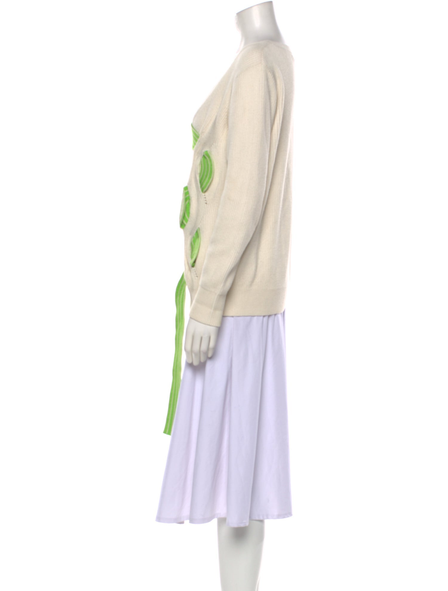 PH5 Colorblock Pattern Bateau Neckline Sweater