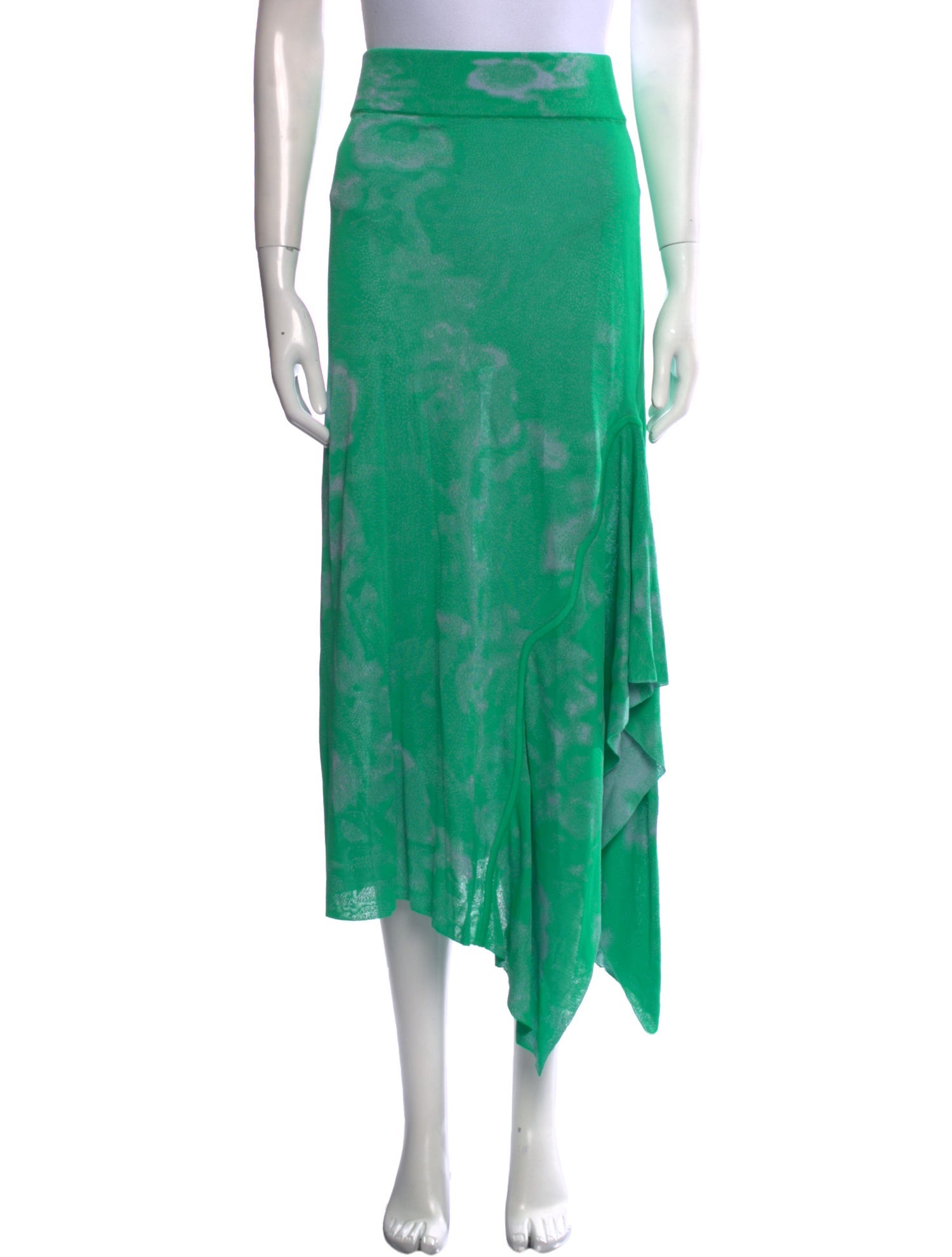 PH5 Tie-Dye Print Midi Length Skirt