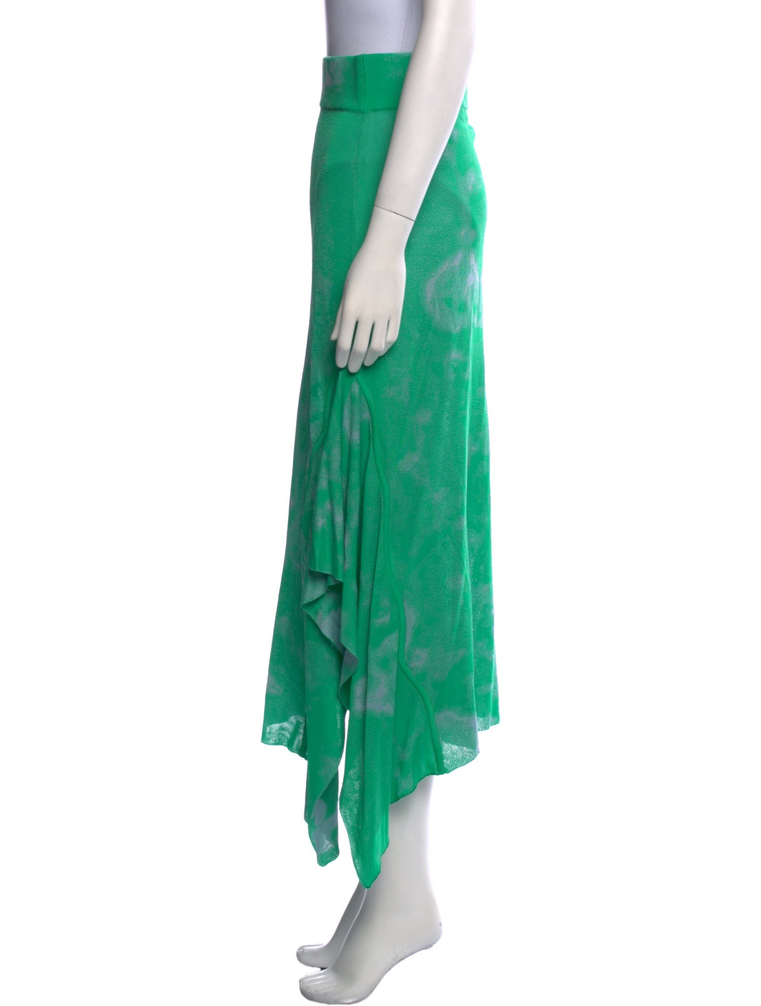 PH5 Tie-Dye Print Midi Length Skirt