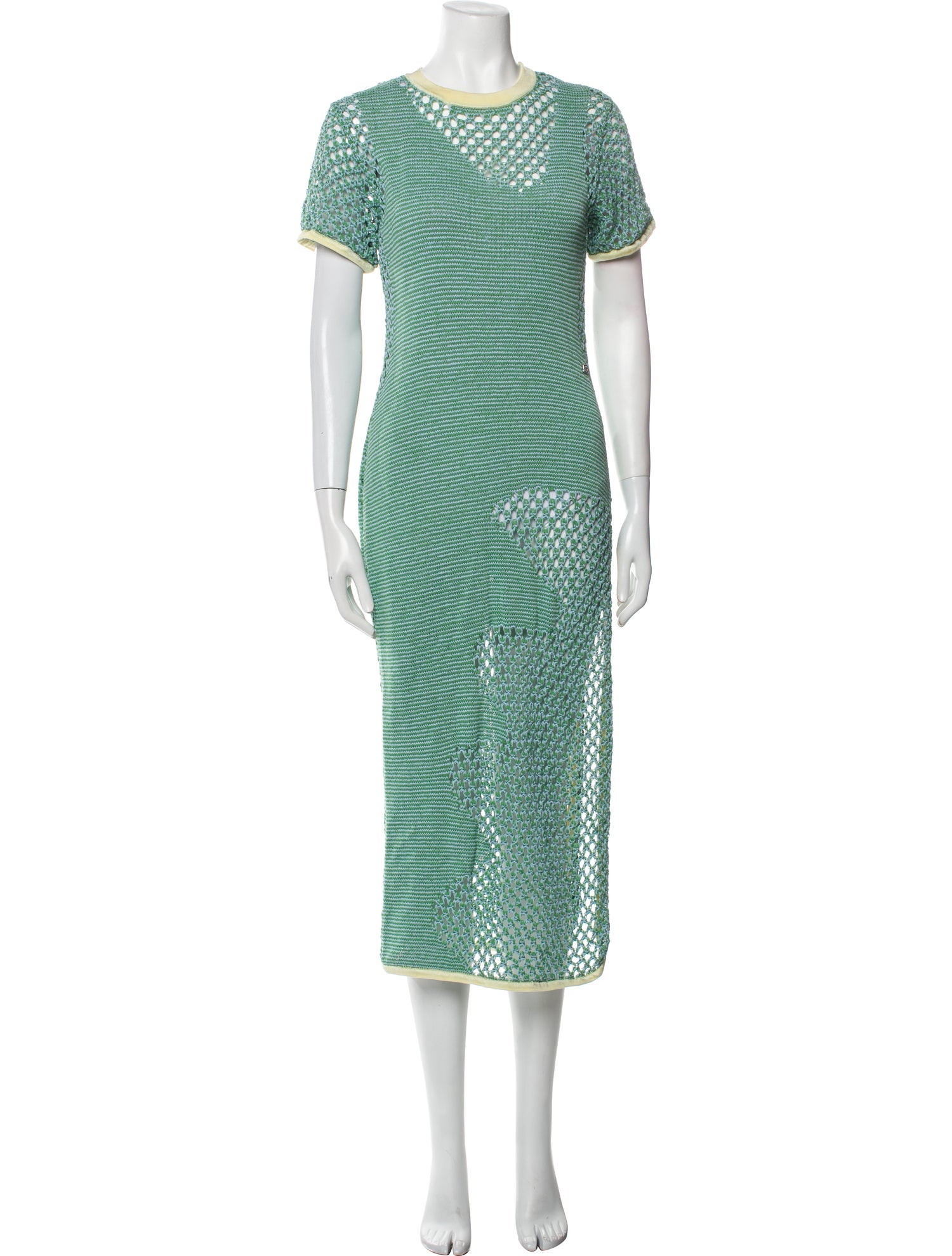 PH5 Striped Midi Length Dress