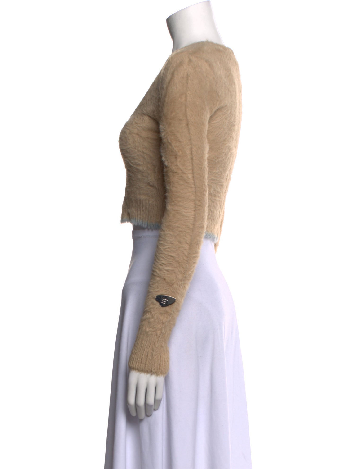 PH5 Nylon V-Neck Crop Top