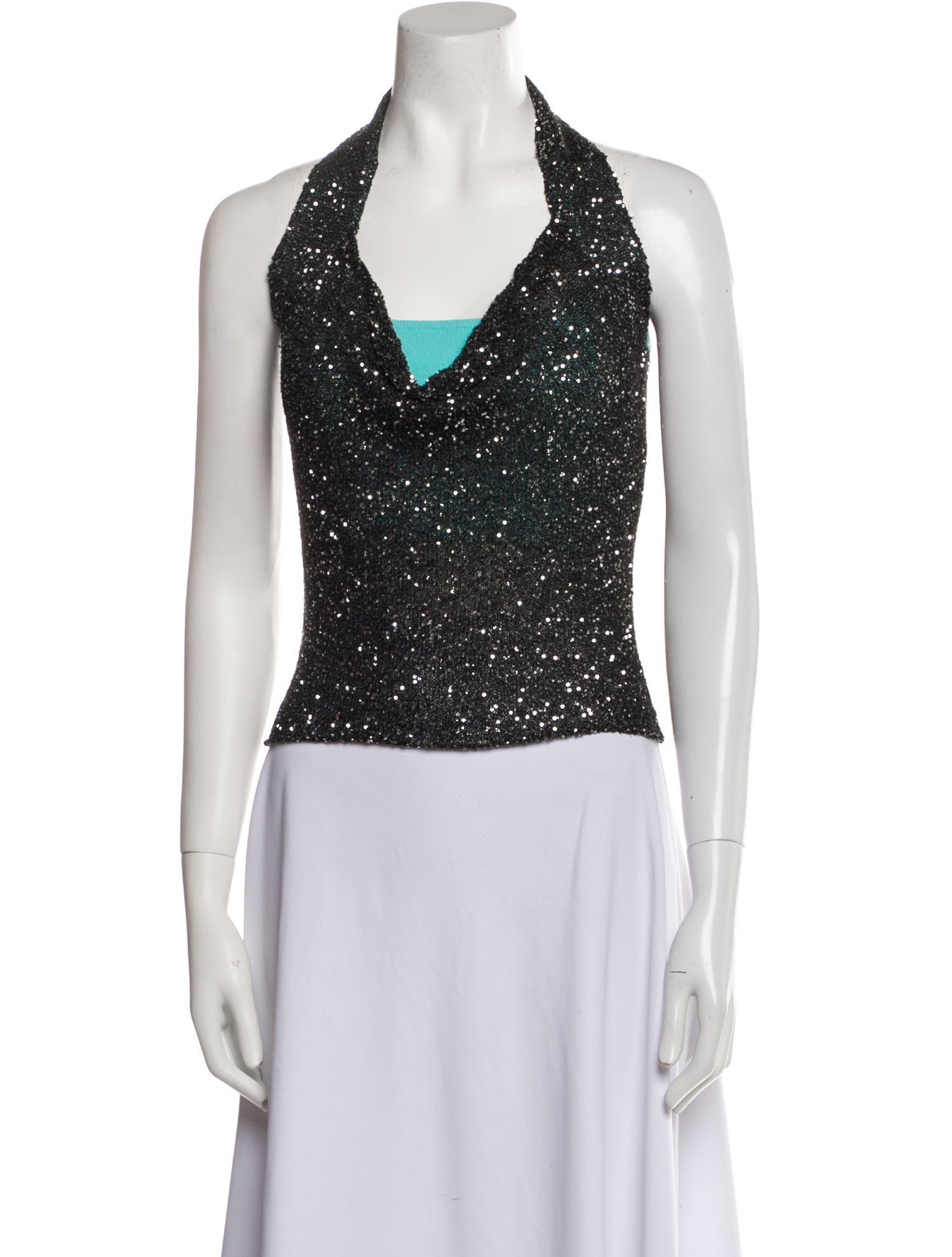 PH5 Cowl Neck Sleeveless Crop Top