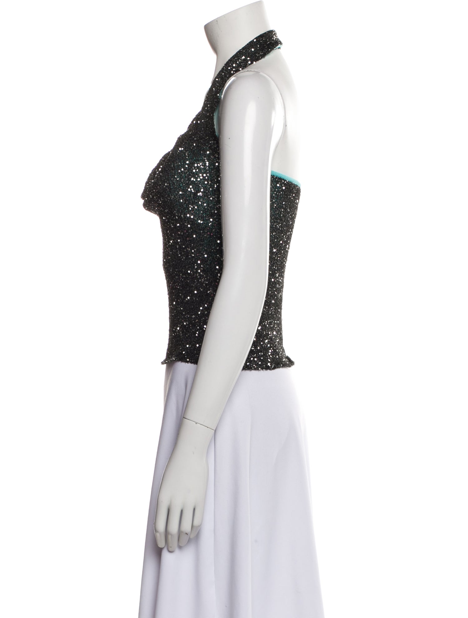 PH5 Cowl Neck Sleeveless Crop Top