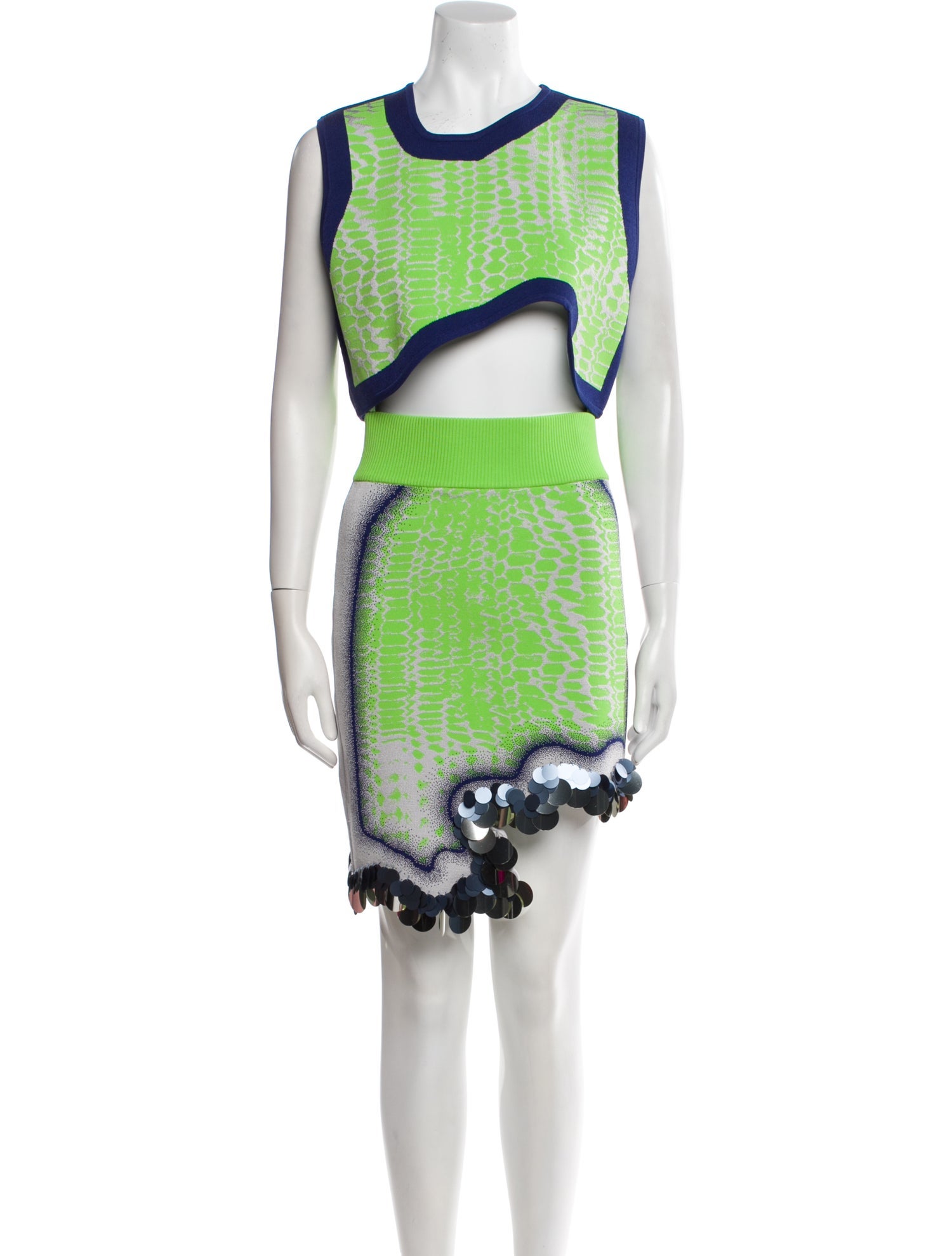 PH5 Colorblock Pattern Skirt Set