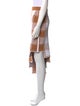 PH5 Plaid Print Midi Length Skirt