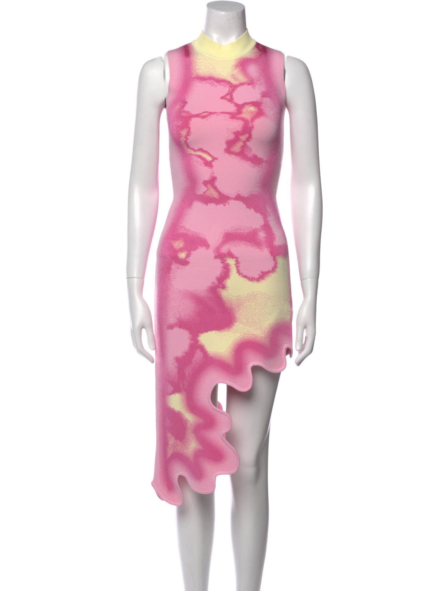 PH5 Tie-Dye Print Midi Length Dress