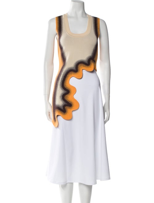 PH5 Printed Scoop Neck Top