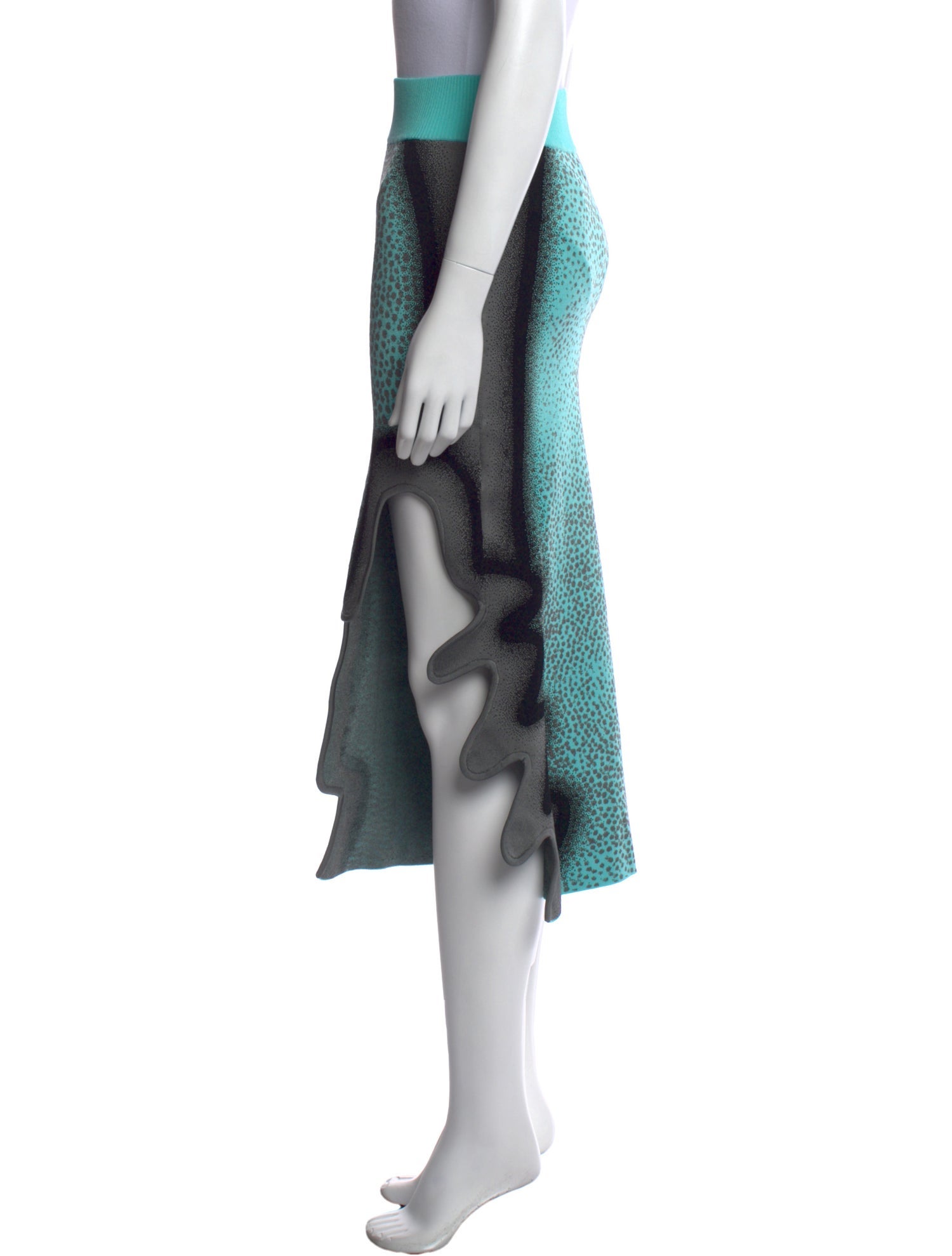 PH5 Polka Dot Print Midi Length Skirt w/ Tags