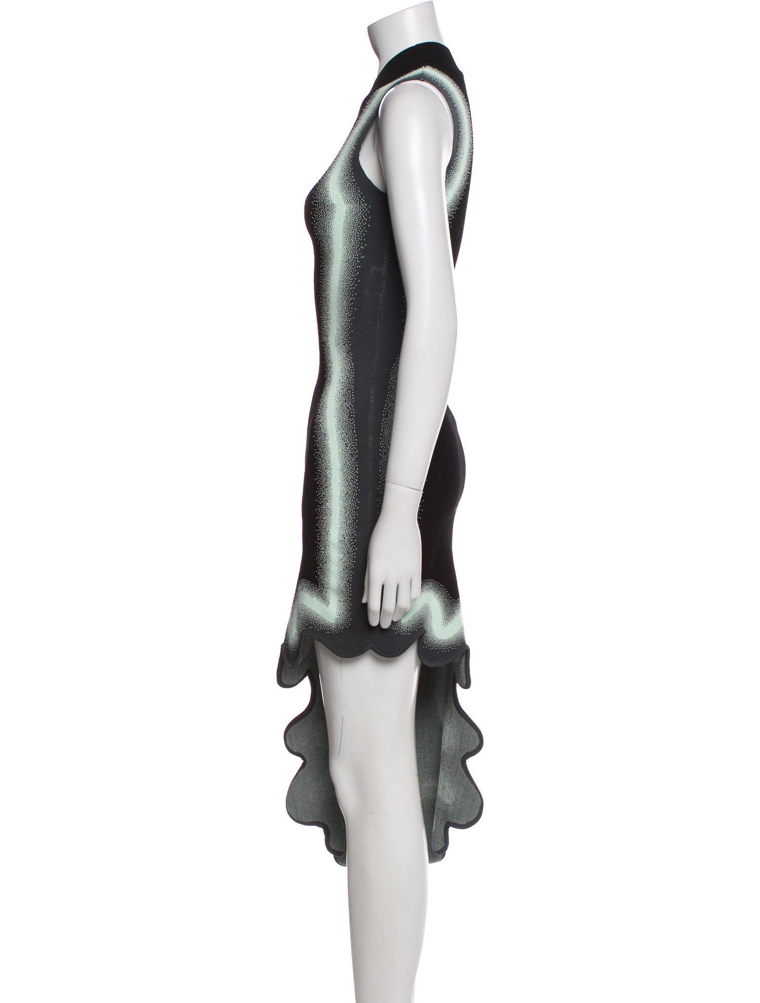 PH5 Mock Neck Midi Length Dress