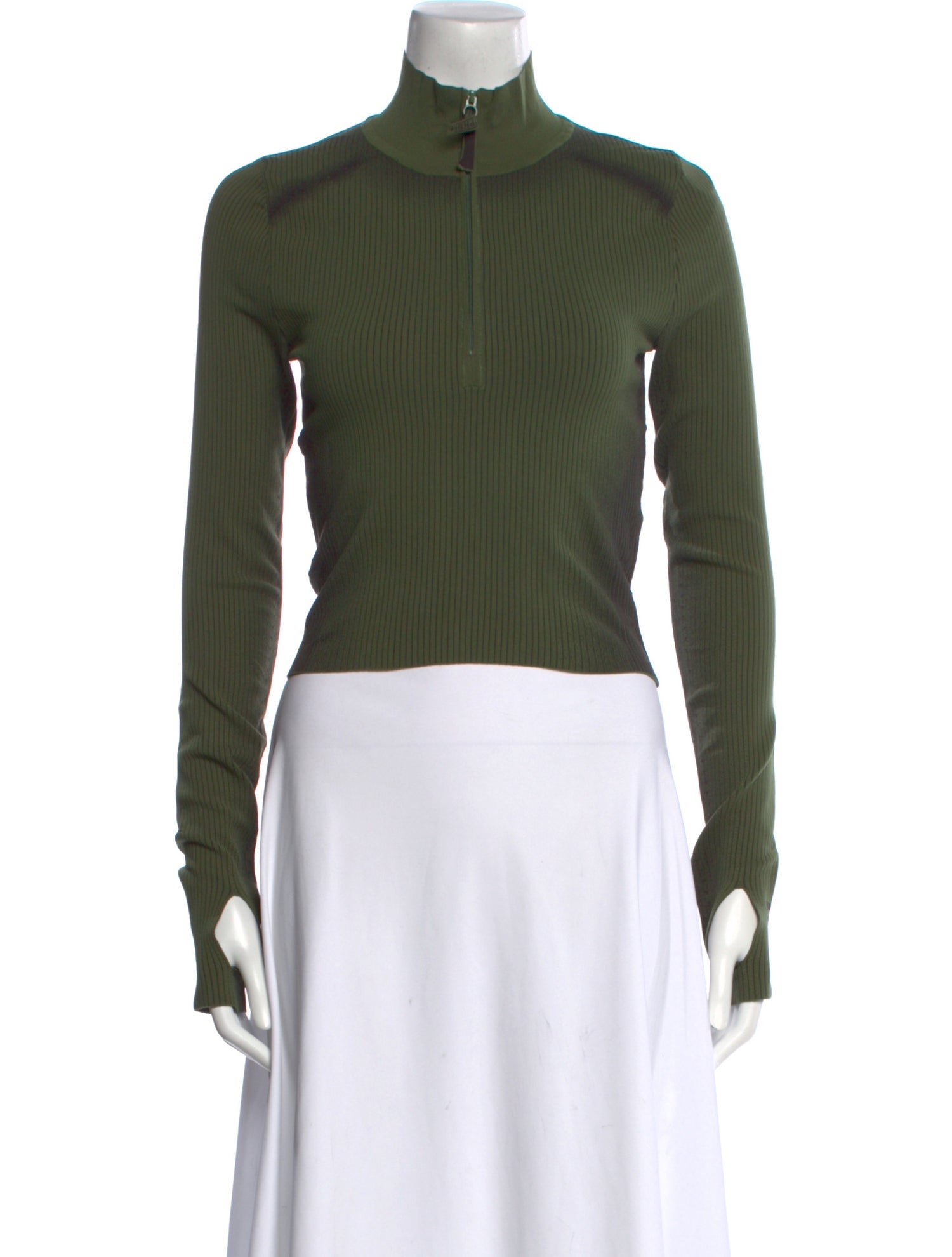 PH5 Mock Neck Long Sleeve Crop Top