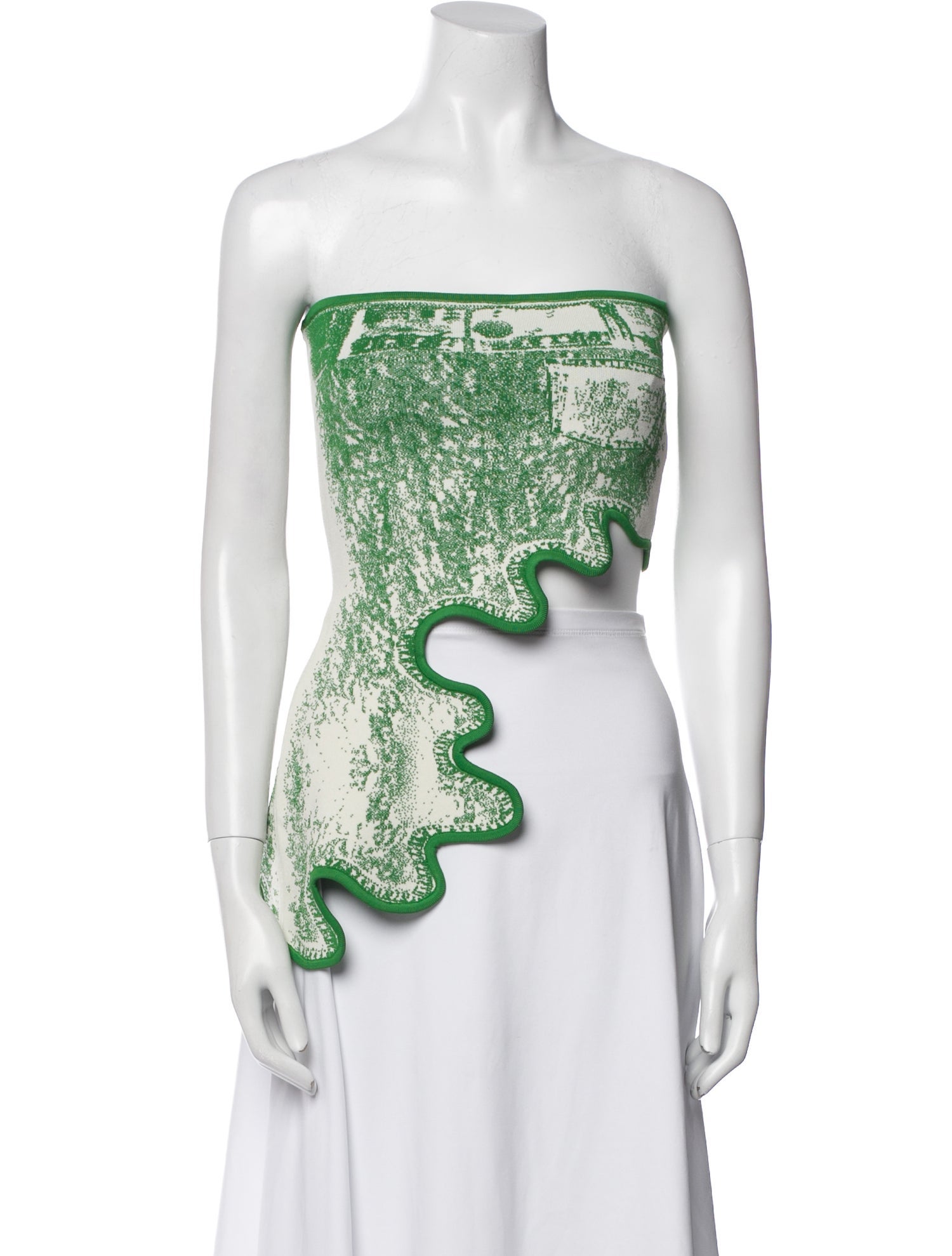 PH5 Printed Strapless Crop Top w/ Tags