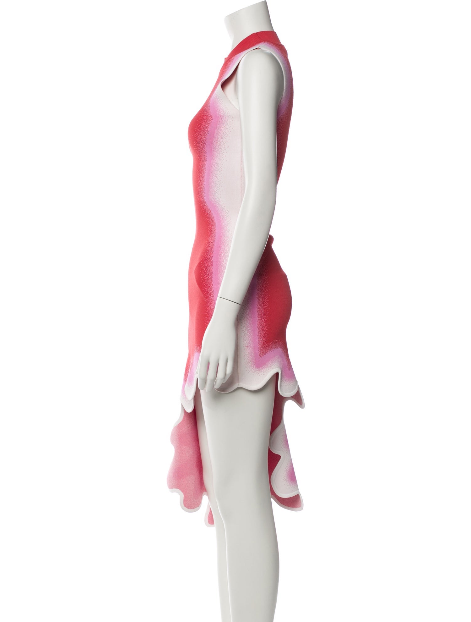 PH5 Striped Midi Length Dress