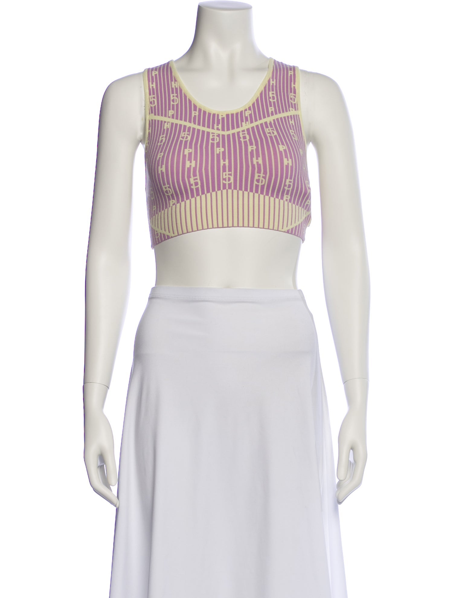 PH5 Nylon Printed Crop Top w/ Tags