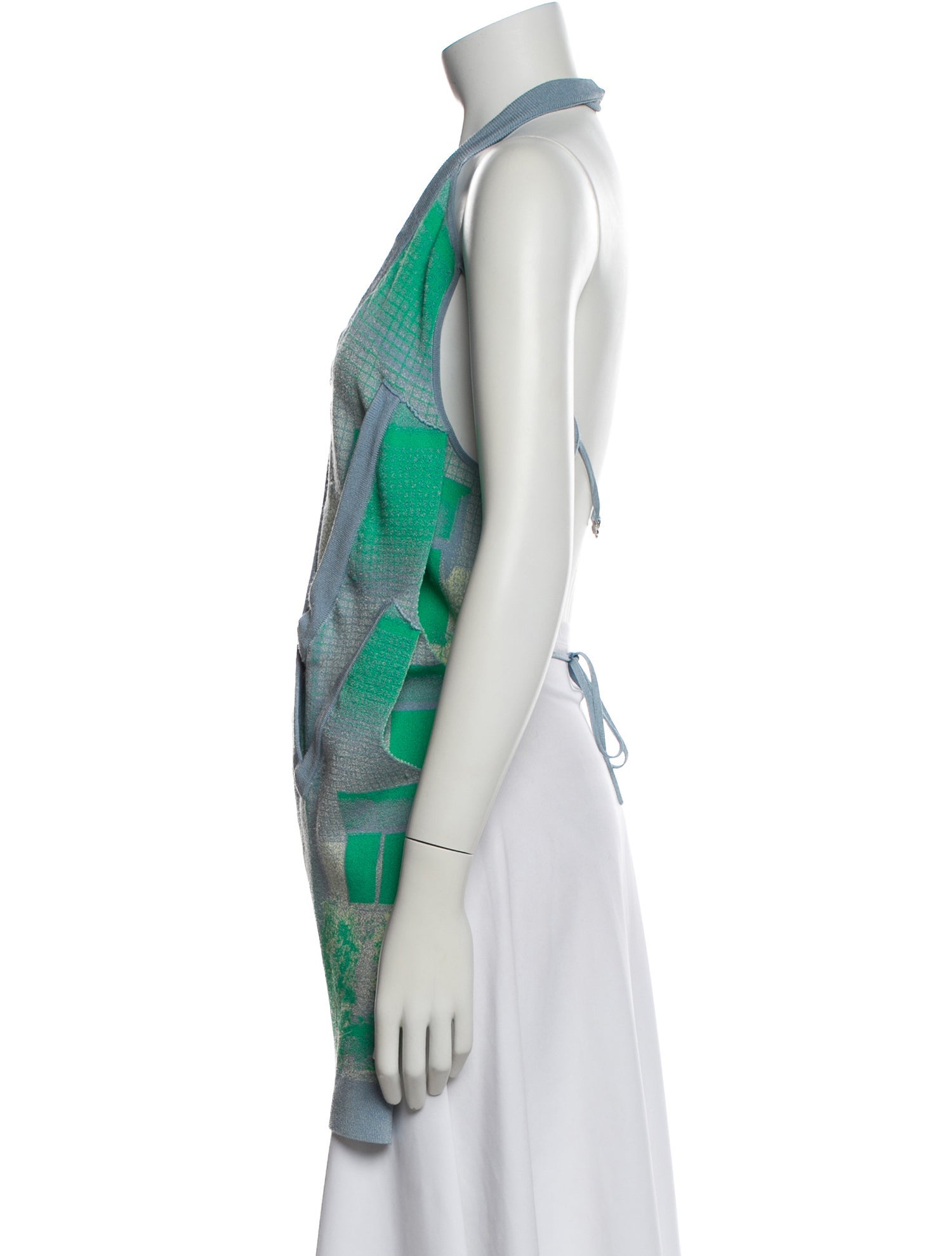 PH5 Graphic Print Halterneck Top