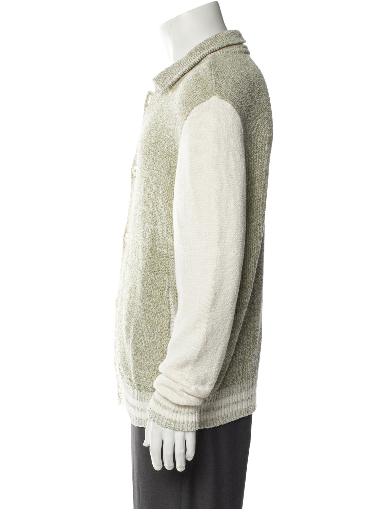 Phil Petter Striped Collar Cardigan w/ Tags