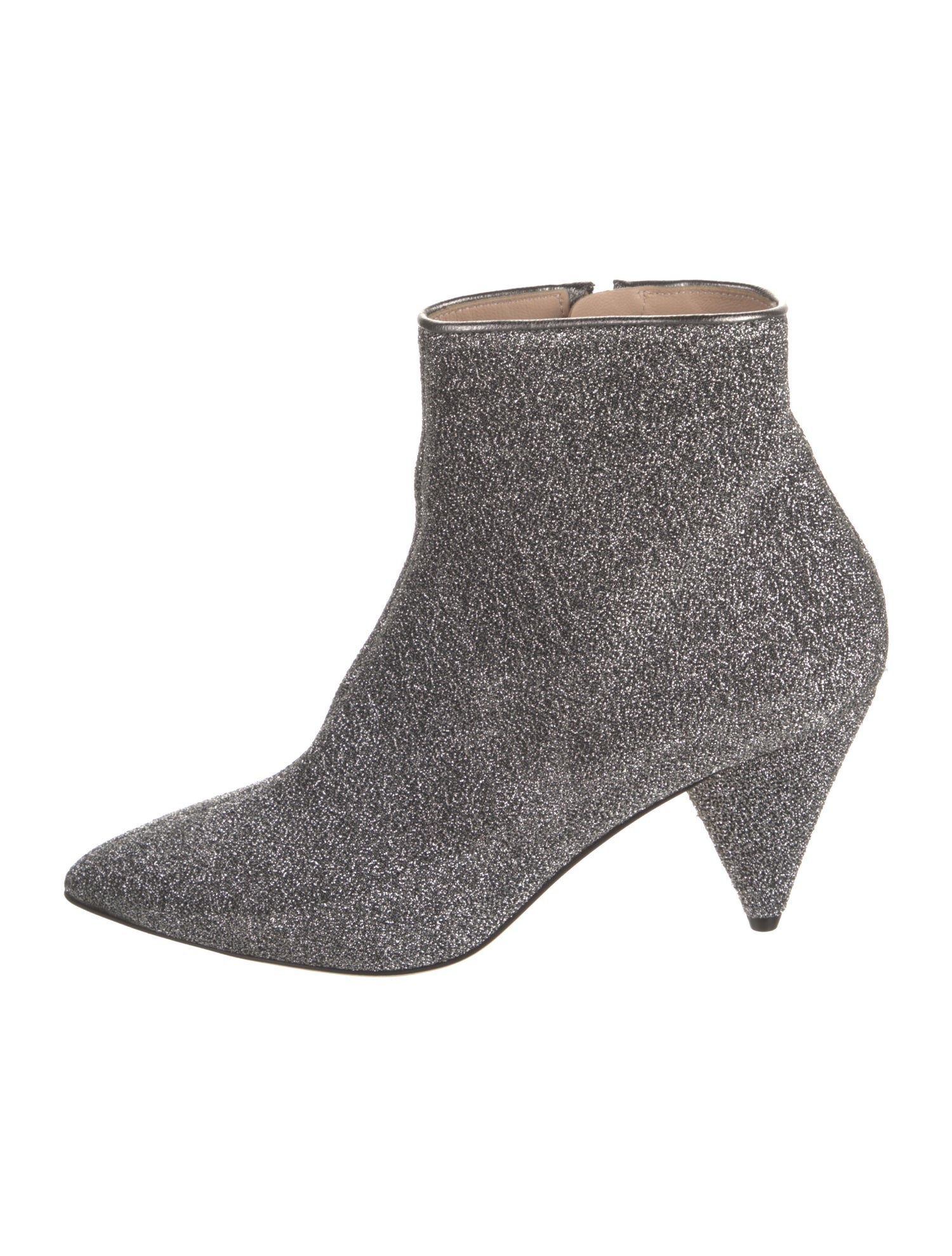 Polly Plume Printed Crystal Embellishments Boots w/ Tags