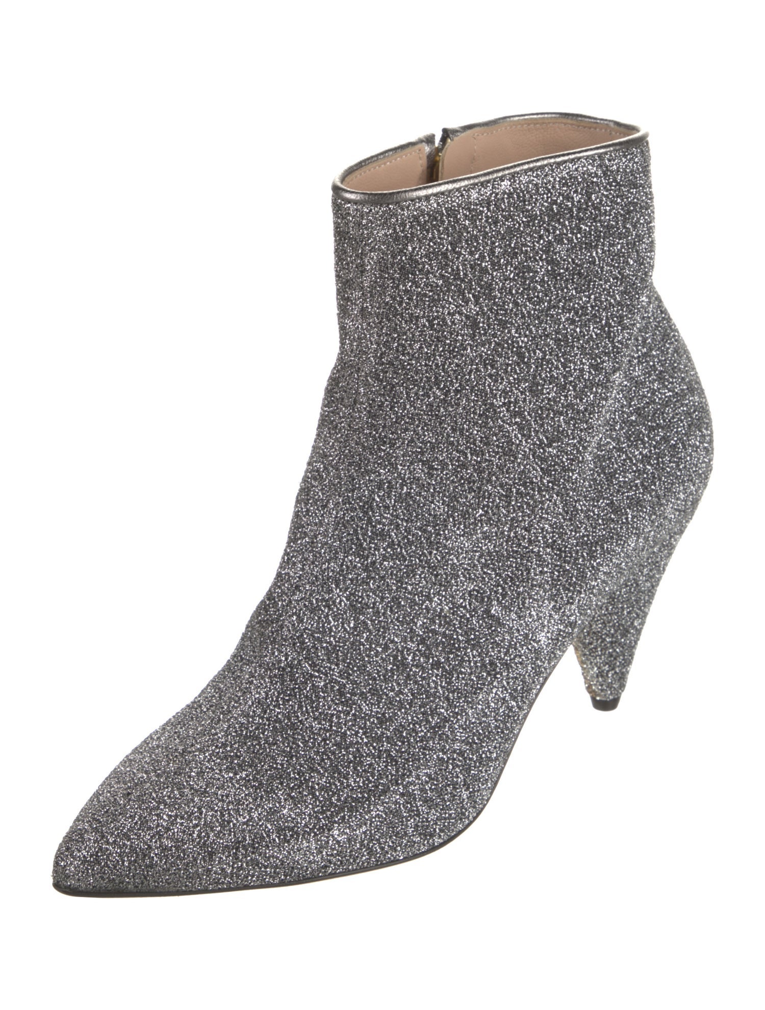 Polly Plume Printed Crystal Embellishments Boots w/ Tags