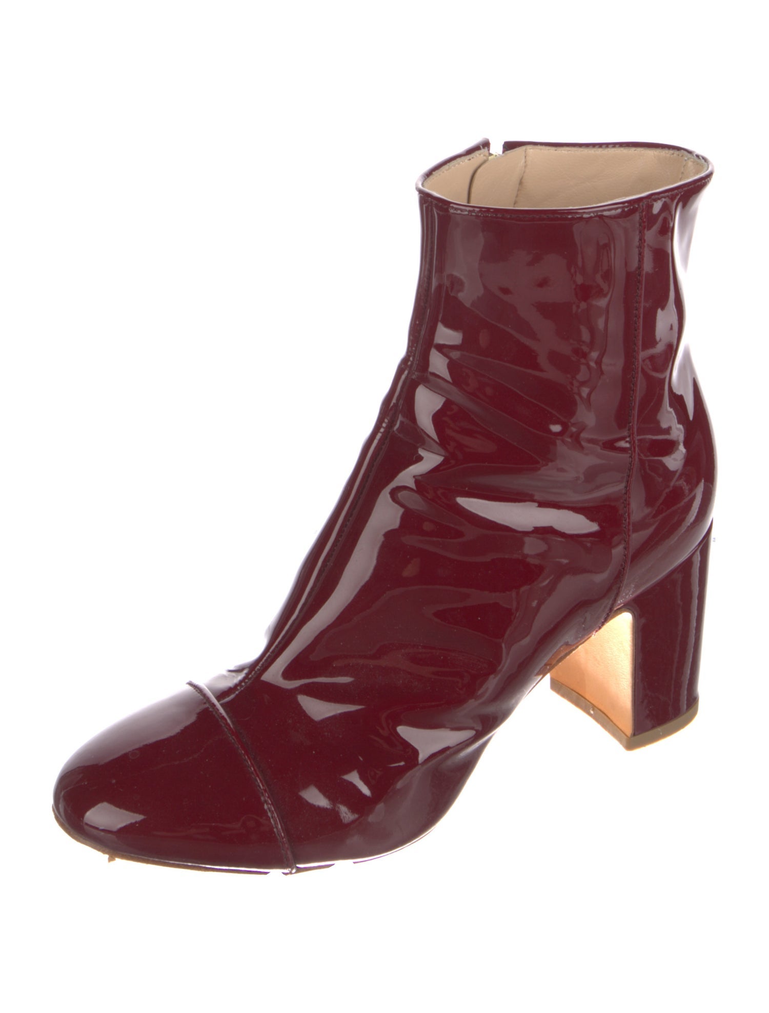 Polly Plume Patent Leather Boots