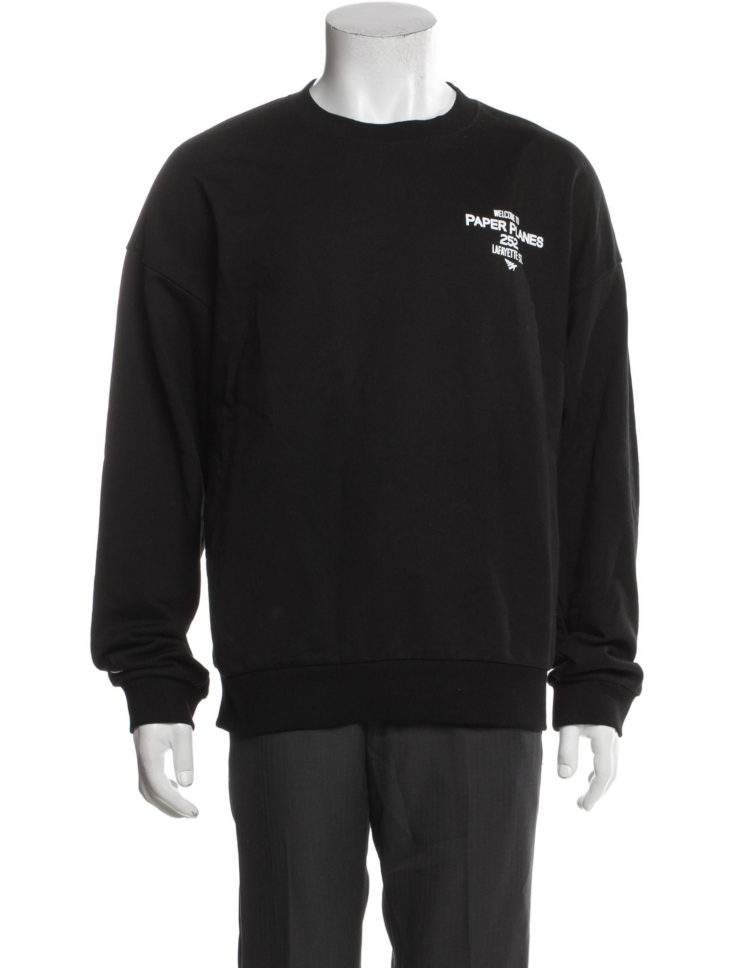 Paper Planes Graphic Print Crew Neck Sweatshirt