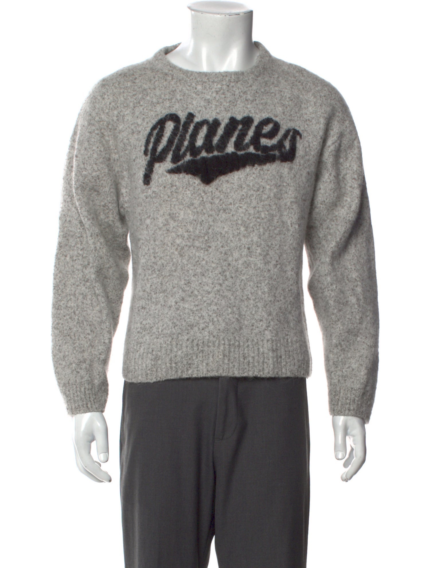 Paper Planes Graphic Print Crew Neck Pullover