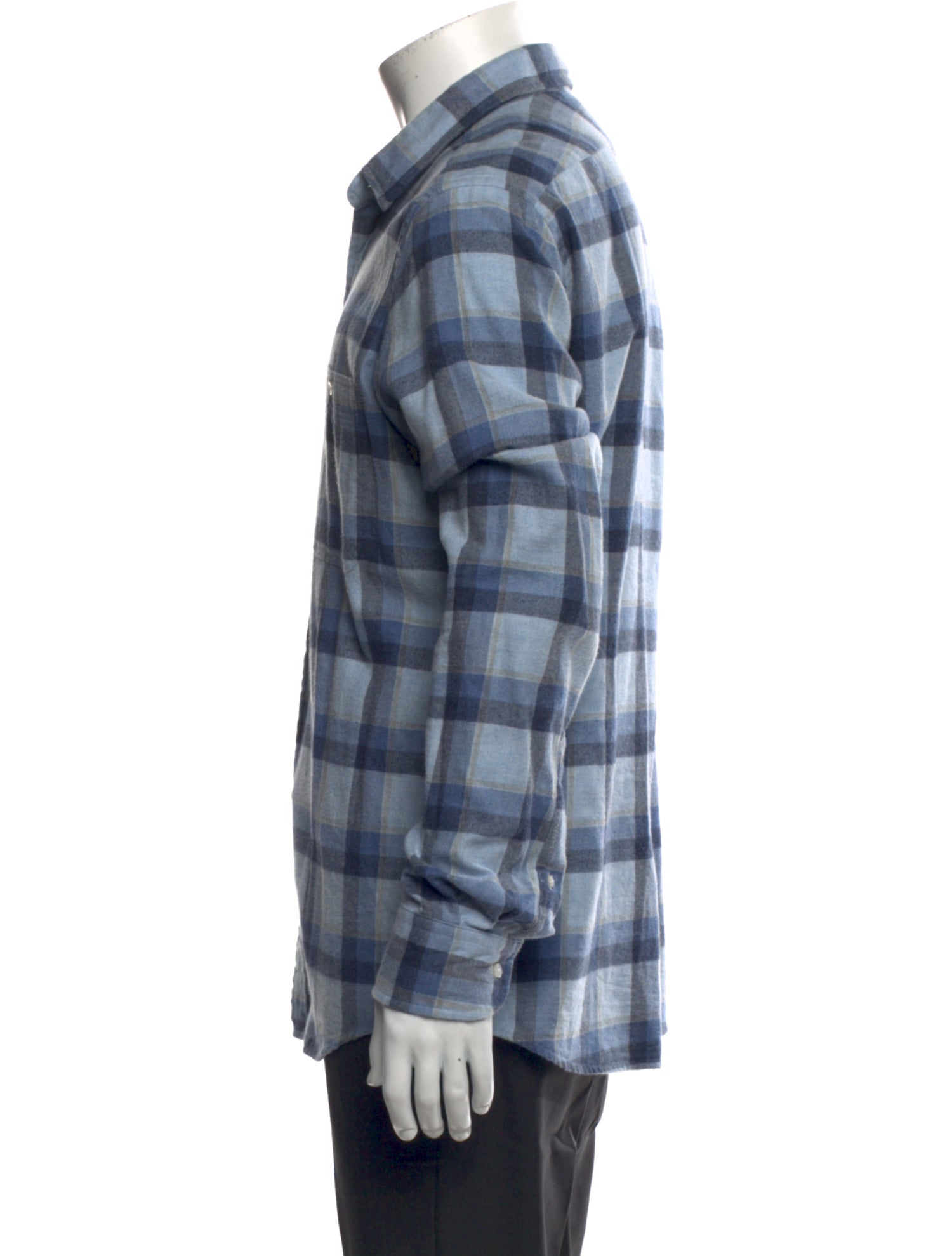 Proper Cloth Plaid Print Long Sleeve Shirt