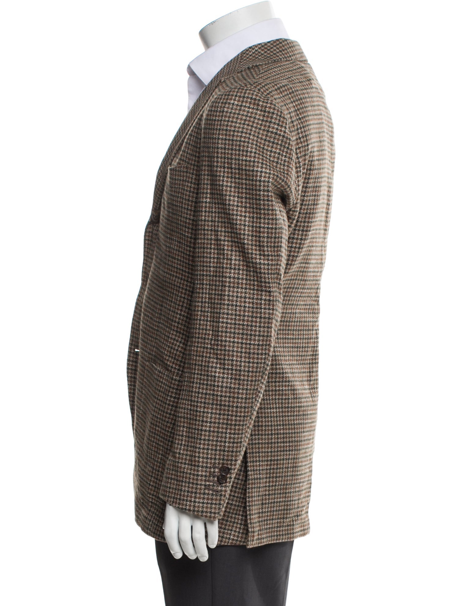 Proper Cloth Houndstooth Print Blazer