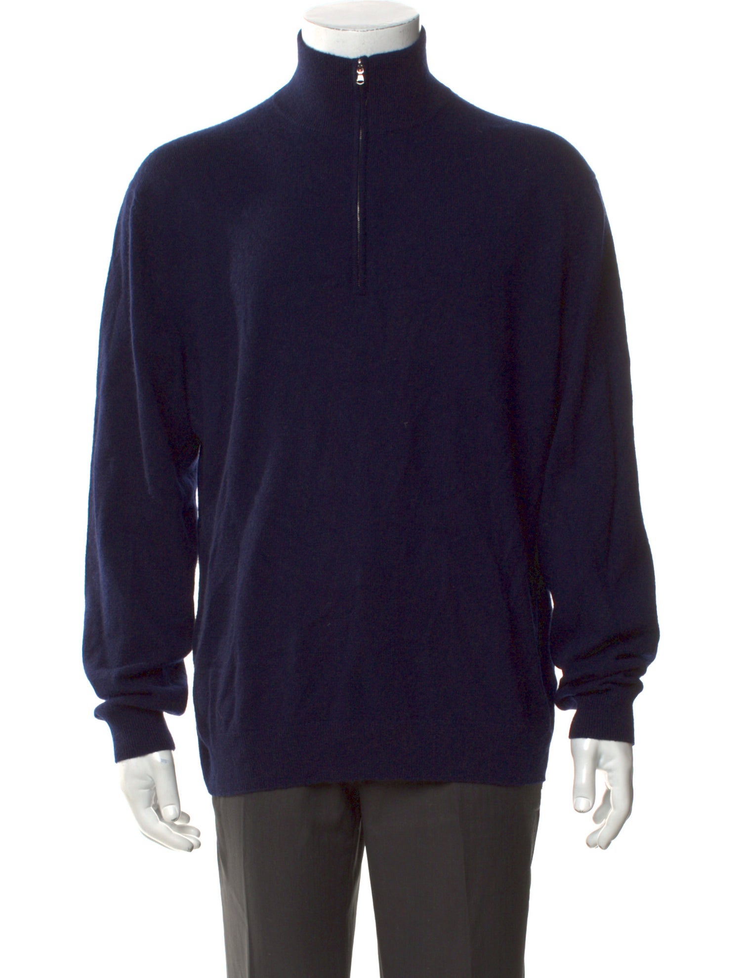 Proper Cloth Cashmere Mock Neck Pullover