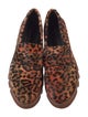 Pons Quintana Ponyhair Animal Print Loafers
