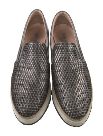 Pons Quintana Leather Colorblock Pattern Sneakers