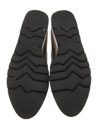 Pons Quintana Leather Colorblock Pattern Sneakers