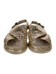 Pons Quintana Leather Animal Print Slides