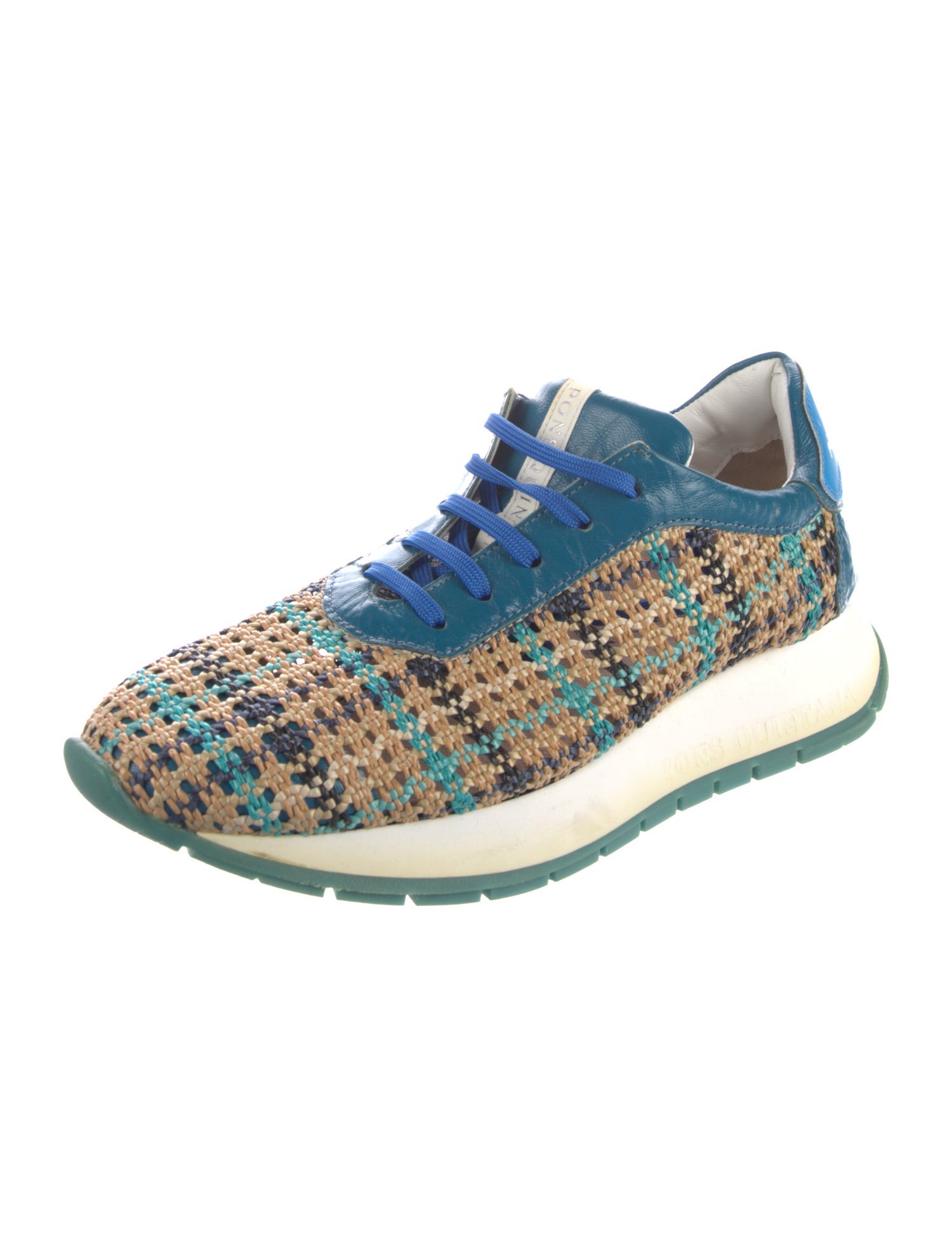 Pons Quintana Leather Printed Sneakers