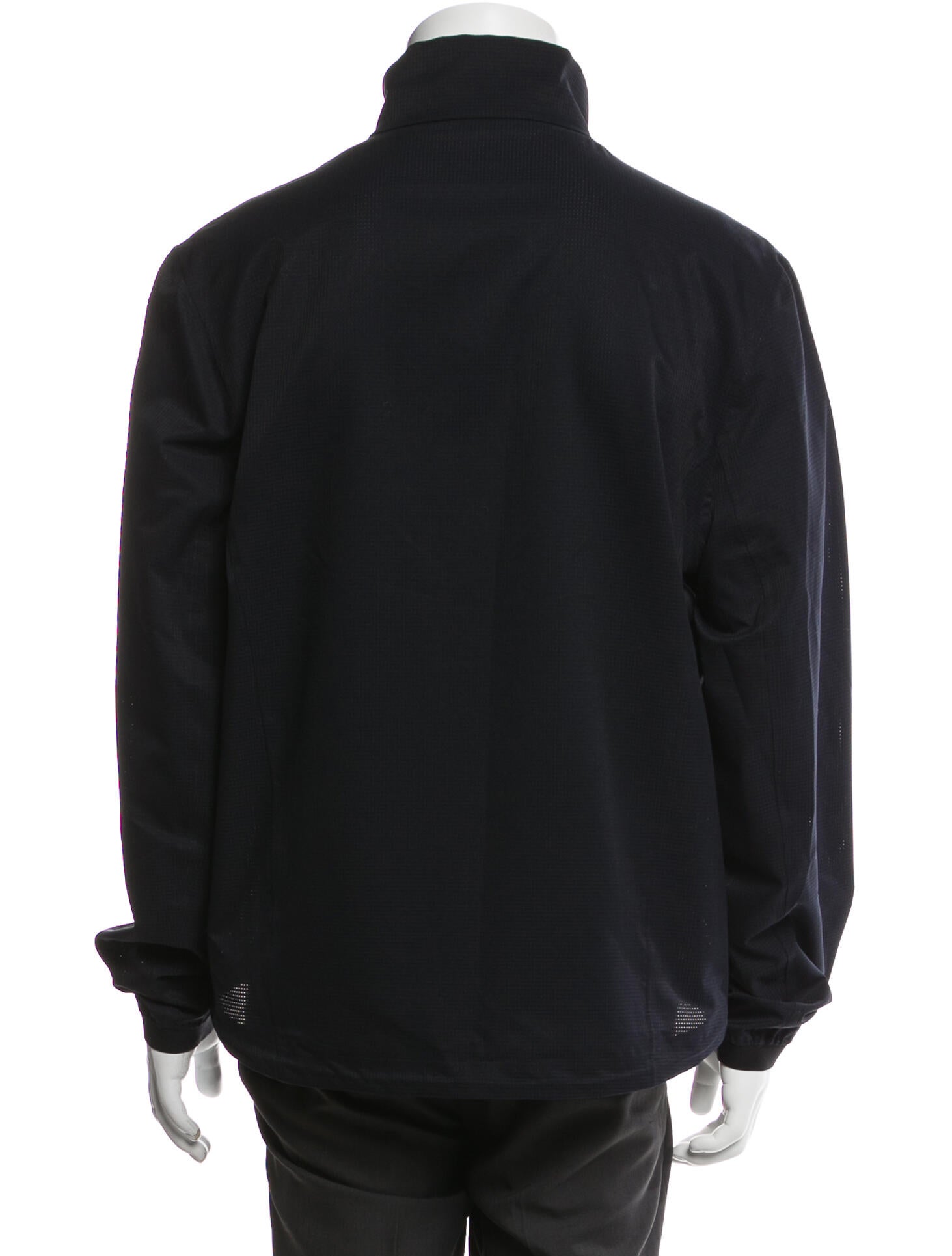Prada Sport Prada Linea Rossa Windbreaker Jacket - Blue Outerwear