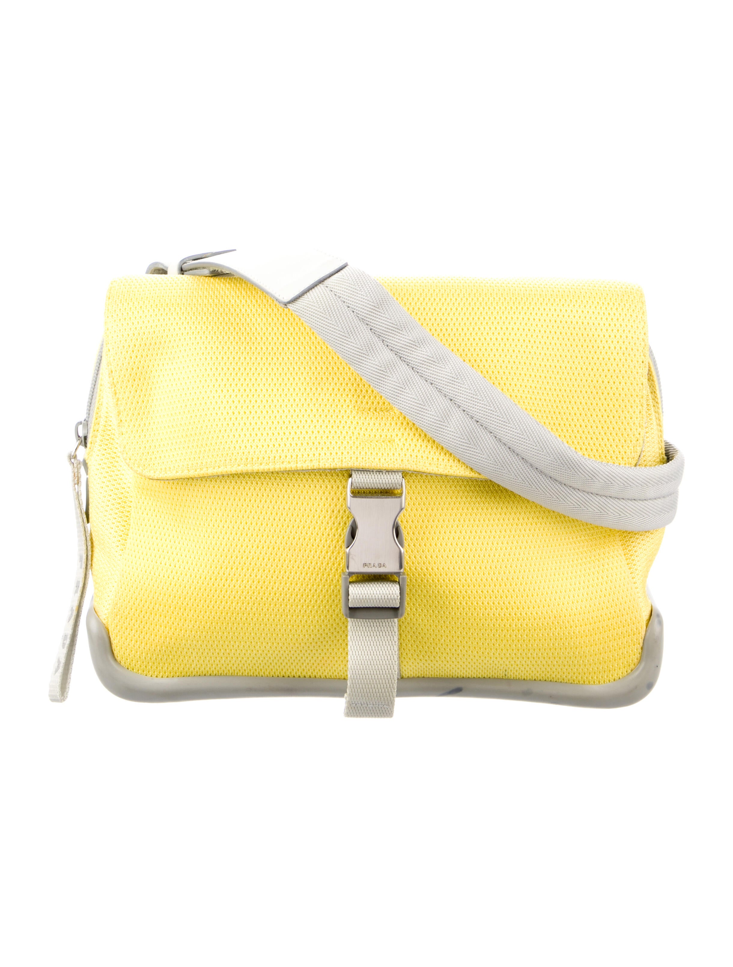 Prada Sport Nylon Crossbody Yellow Crossbody Bags, Handbags