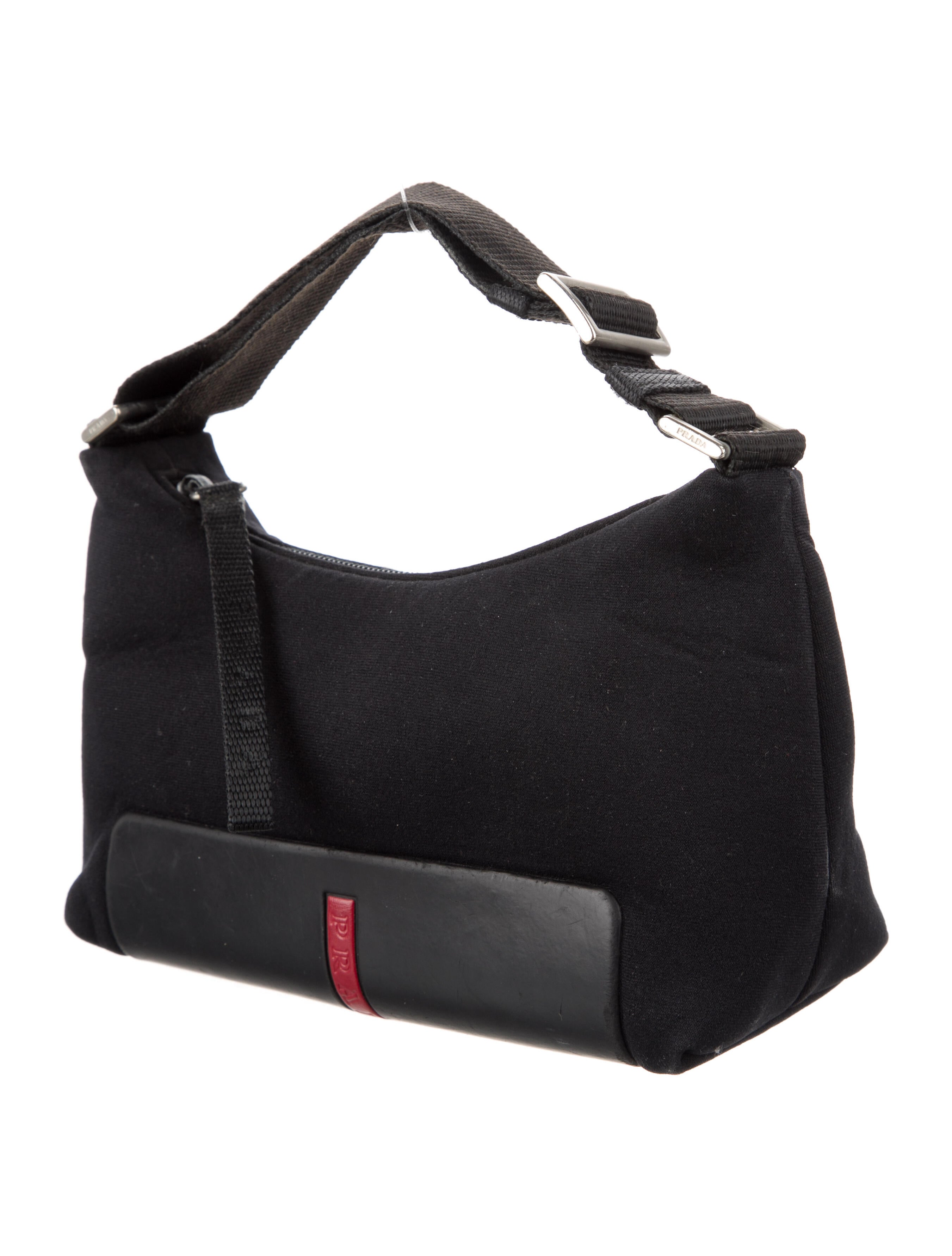 Prada Sport Neoprene Mini Bag - Black Shoulder Bags, Handbags