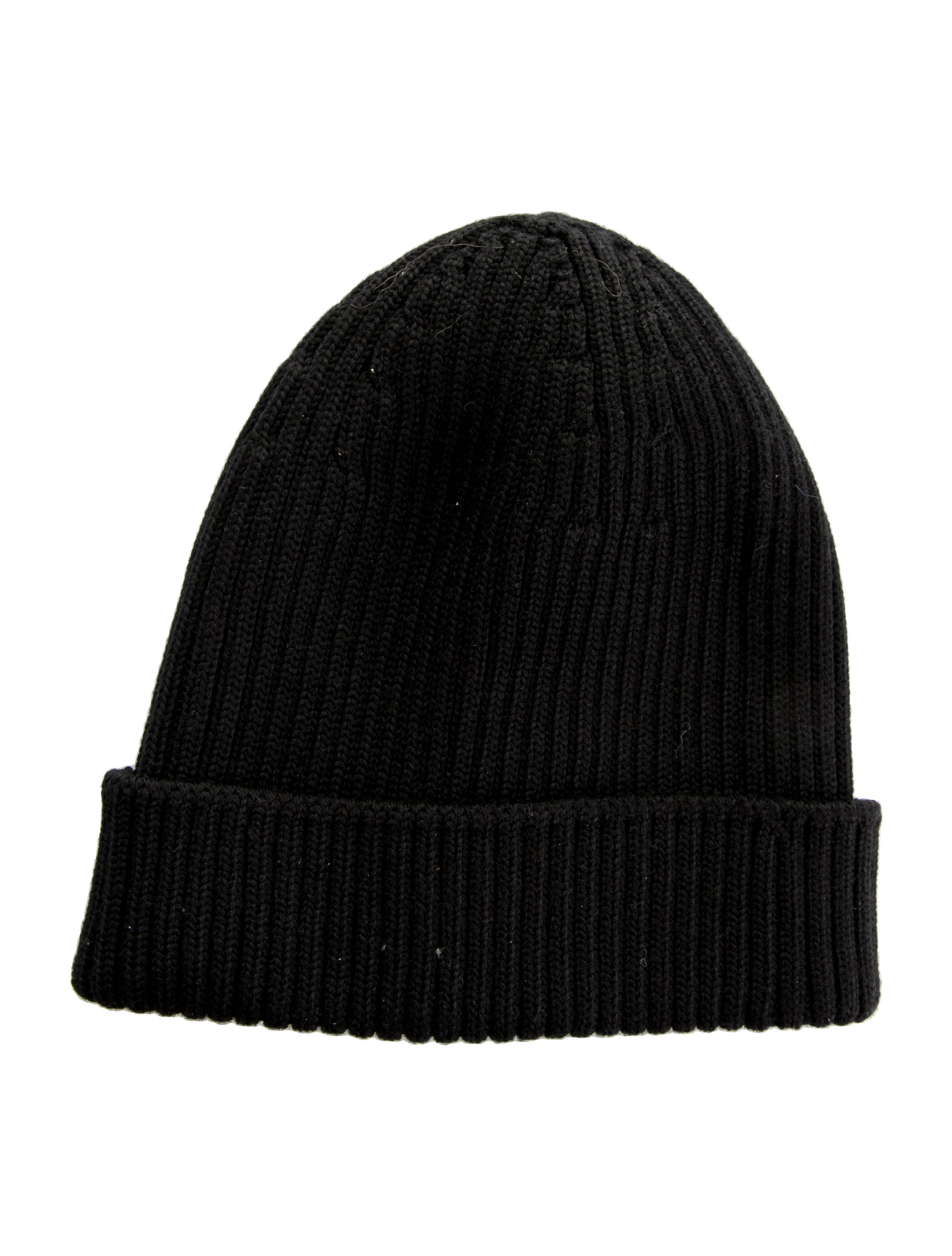 Prada Sport Wool Beanie - Black Hats, Accessories - WPR120615