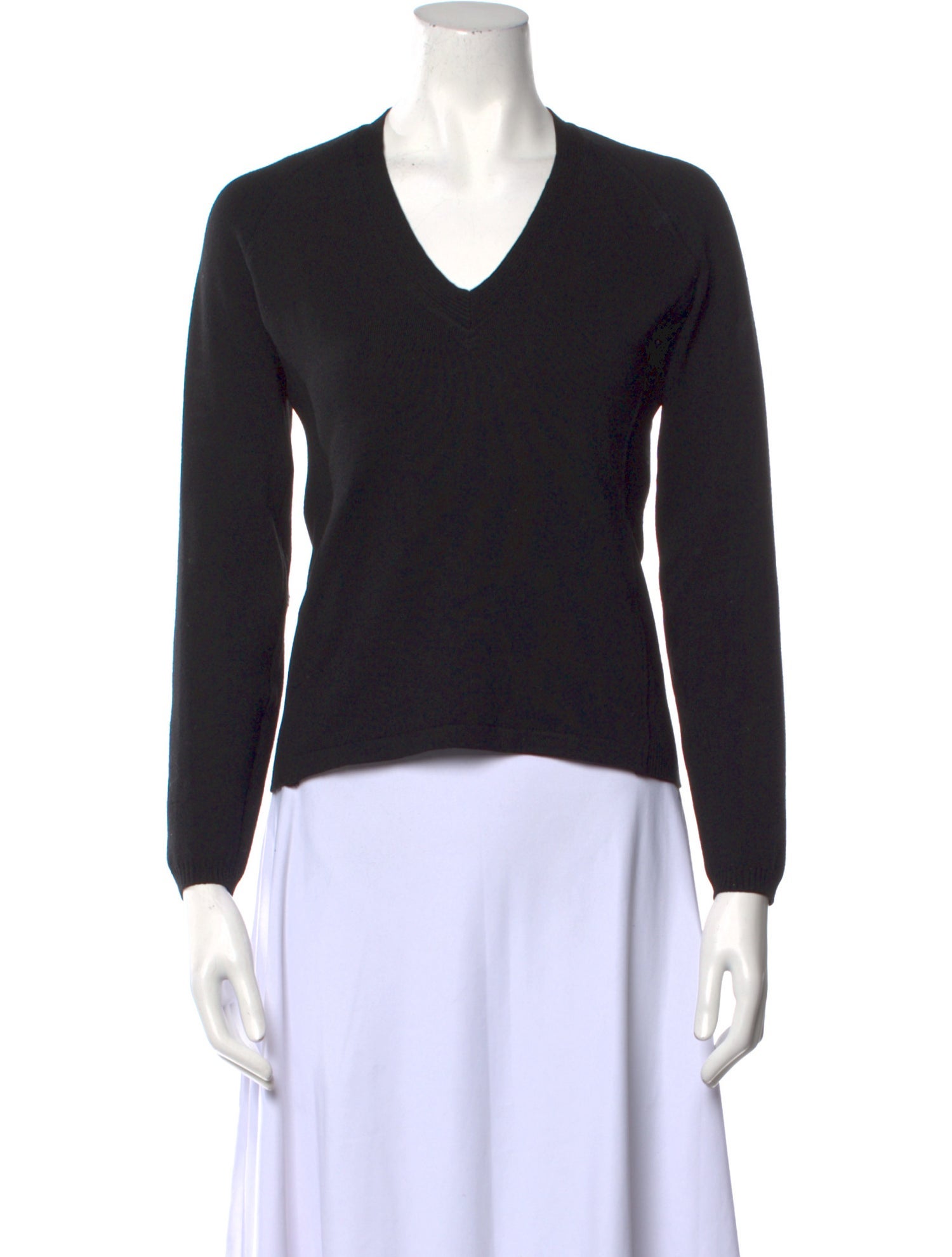 Prada Sport V-Neck Sweater - Black Knitwear, Clothing - WPR121038 