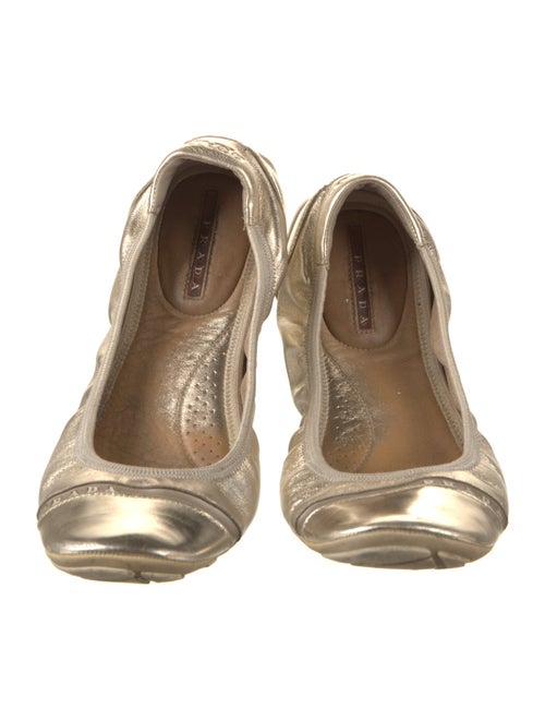 Prada Sport Leather Ballet Flats
