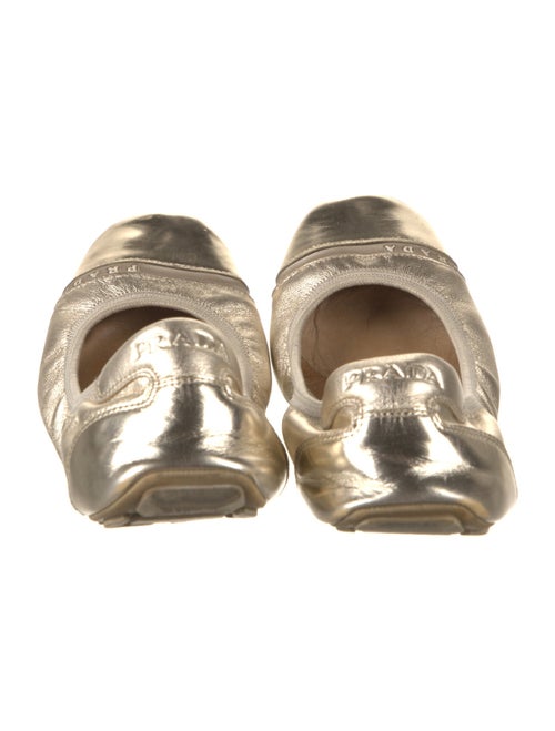 Prada Sport Leather Ballet Flats