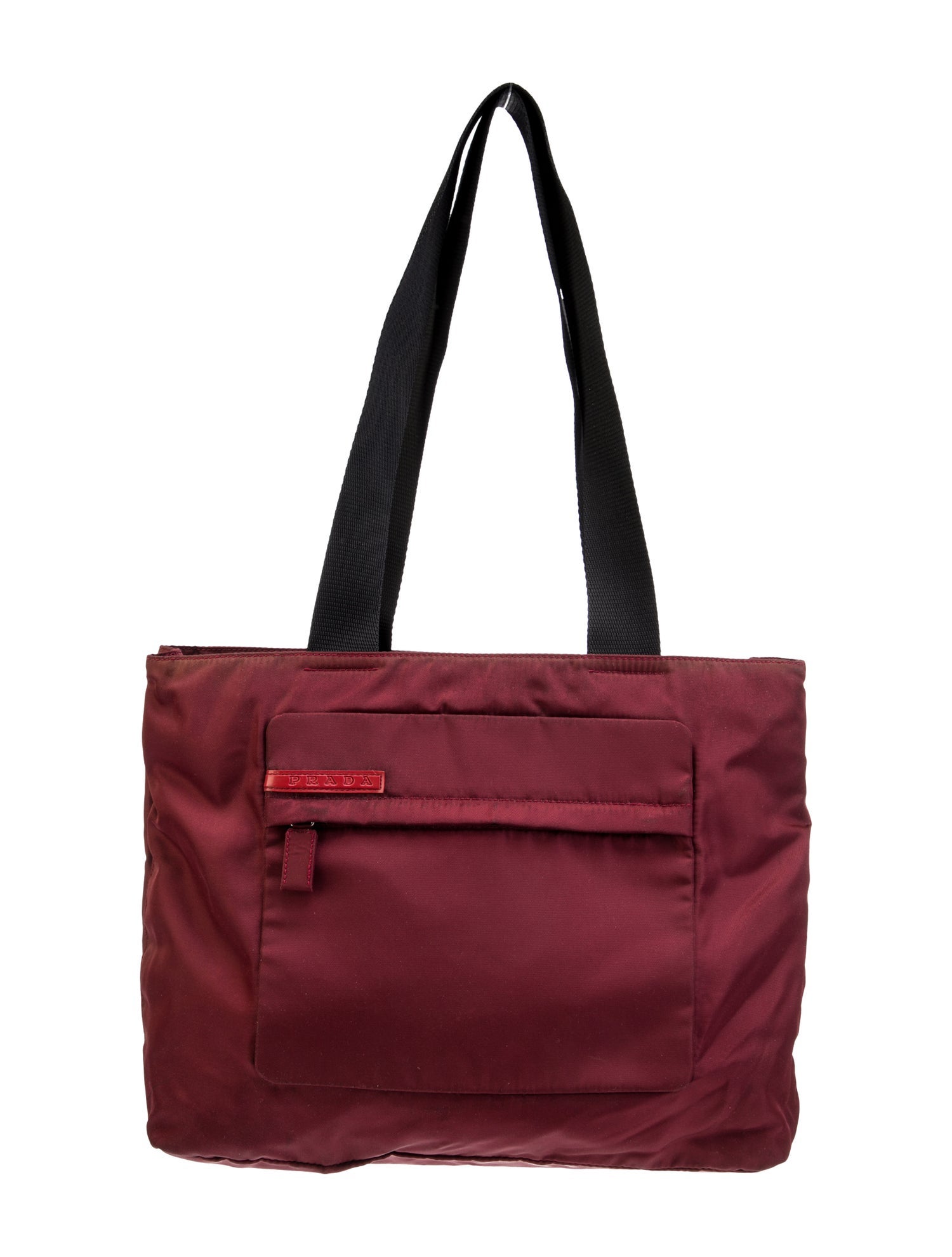 Prada Sport Nylon Tote - Burgundy Totes, Handbags - WPR126652 