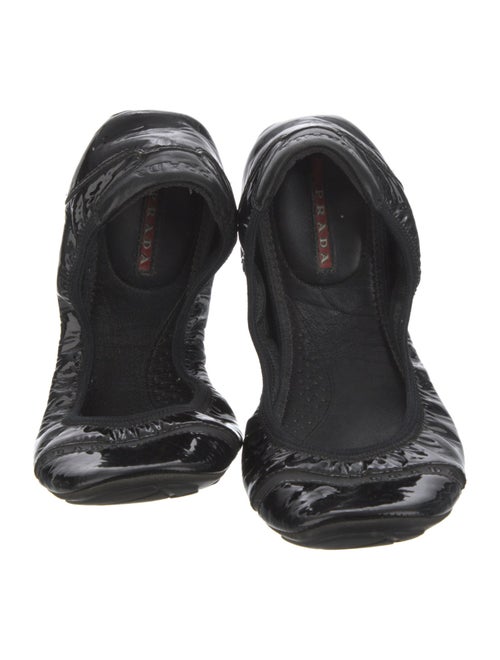 Prada Sport Patent Leather Ballet Flats